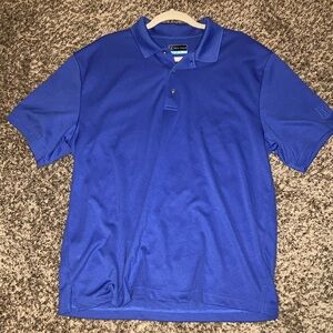 PGA Tour Blue Polo Shirt Classic Short-Sleeve